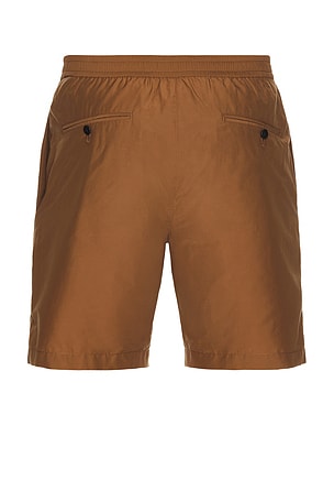 Theory Straight Cut Shorts in Brown