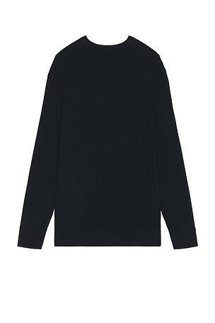 Theory Riland Rib Crewneck Sweater in Navy