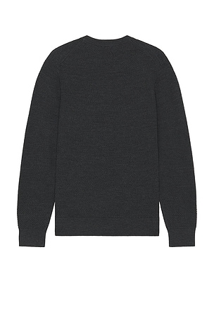 Theory Maden Crewneck Sweater in Charcoal