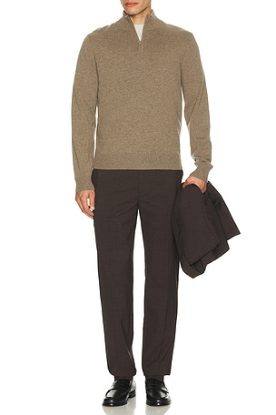 Hilles Cashmere Quarter Zip Sweater Theory