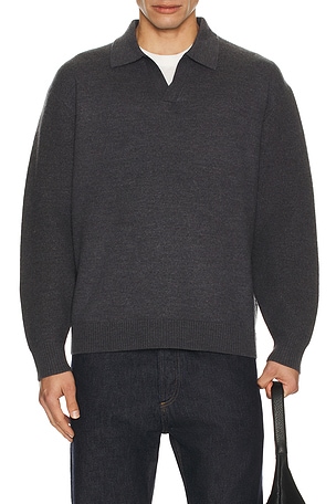 Boiled Merino Long Sleeve Jonny Collar Theory