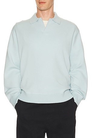 Light Bilen Jonny Collar Pop Over Sweater Theory