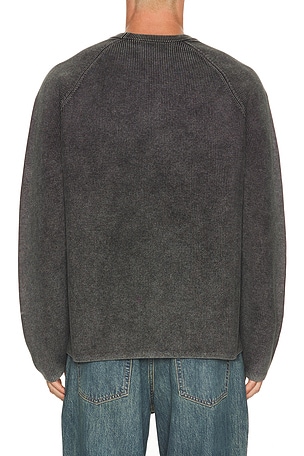 Theory Breach Long Sleeve Crewneck in Charcoal. Size XXL/2X. Also