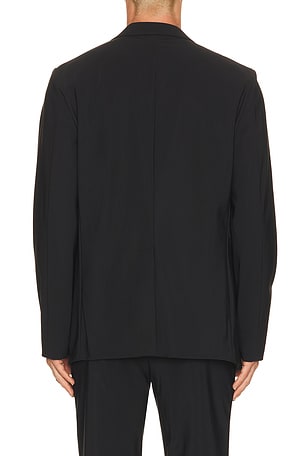 Theory Clinton Blazer in Precision Ponte in Black