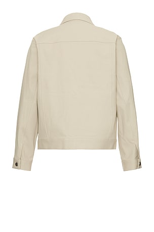 Theory River Neoteric Twill Jacket in Cream