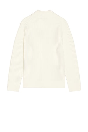 Theory Tomas Full Zip Sweater Jacket in White
