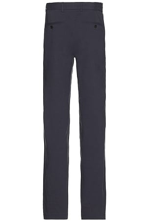 Theory Stretch Linen Curtis Pant in Navy