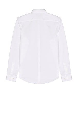 Theory Sylvain Structure Knit Shirt in White