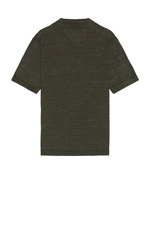 Theory Brenan Short Sleeve Polo in Green