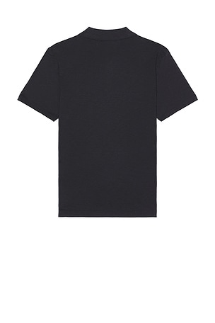 Theory Bron Cotton Polo in Blue