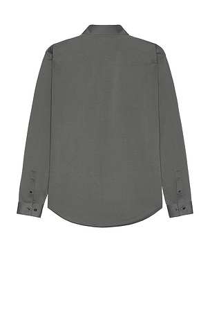 Theory Sylvain Long Sleeve Shirt in Grey
