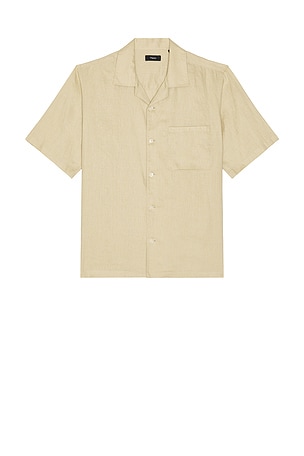 Noll Short Sleeve Camp Shirt Theory