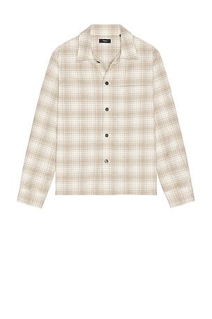Light Textured Check Shirt Theory
