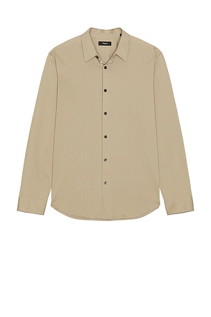 Sylvain Structure Knit Shirt Theory