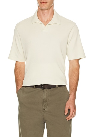 Soft Waffle Short Sleeve Polo Theory
