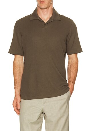 Soft Waffle Short Sleeve Polo Theory