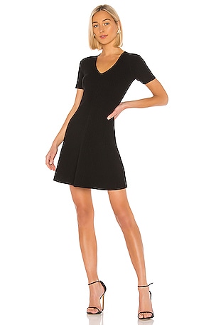 slim fit dress slacks Theory Flare Midi Dress main image 1