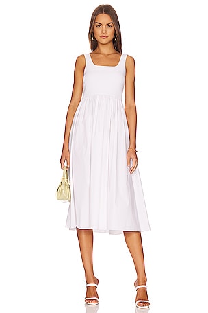 Theory Volume Dress in White | REVOLVE