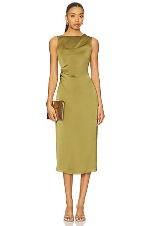 Shoulder Drape Dress Theory