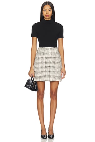 Short Sleeve Roll Neck Dress Theory