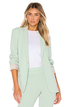 Theory Staple Blazer in Opal Green | REVOLVE