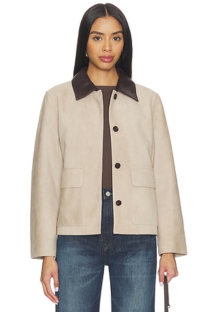 Patch Boxy Jacket Theory