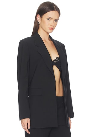 Theory Relaxed Slash Blazer en Noir