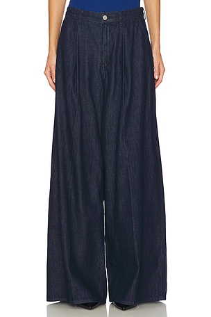 Pleated Wide Leg Pant Theory