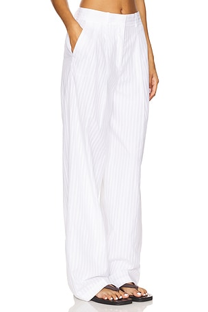 Theory Pleat Pant in White