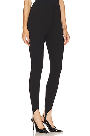 Theory Slim Stirrup Pant in Black