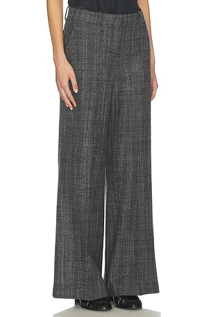 Theory Mid Rise Trouser in Charcoal. Size 8. Also