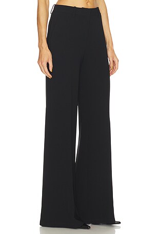 Theory Fluid Flare Pant in Black. Size 6. Also