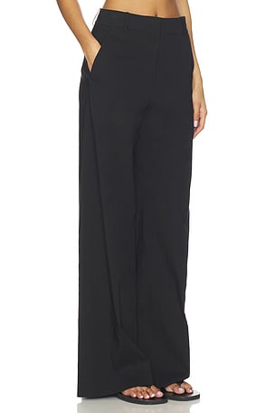 Theory High Waisted Trousers in Black