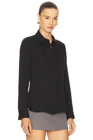 Theory Classic Fitted Shirt in Black. Size XS. Also