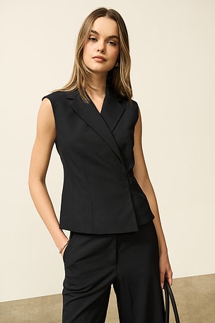Hourglass Asymmetric Vest Top Theory