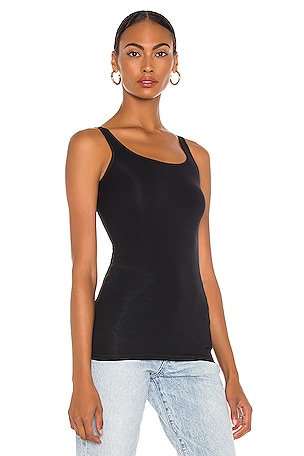 Theory Len Tubular Tank in Black
