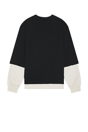 The Hundreds Layer Crewneck Sweatshirt in Black