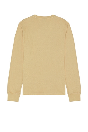 The Hundreds Rich Logo Long Sleeve Tee in Beige