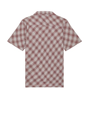 The Hundreds Terrace Woven Shirt in Burgundy