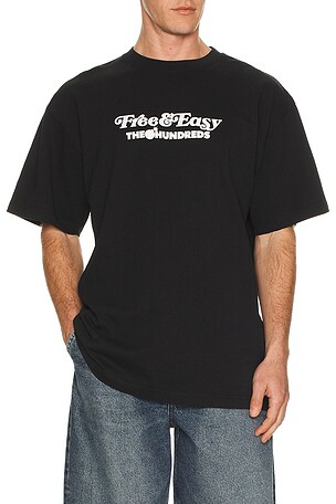 The HundRouges x Free & Easy Adam Bomb T-Shirt en Noir