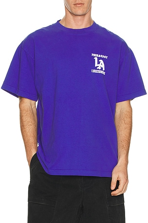 The Hundreds x Free & Easy Don't Trip T-Shirt in Blue