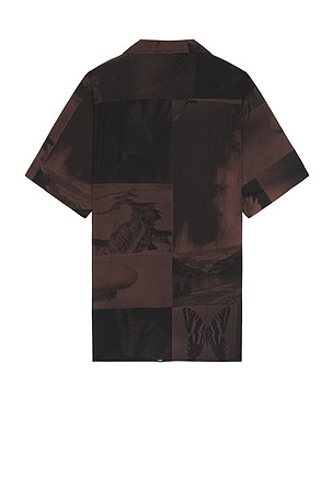 THRILLS Earthdrone Bowling Shirt in Black