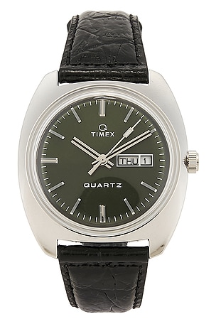 1978 Leather Strap 37.5mm Watch Timex