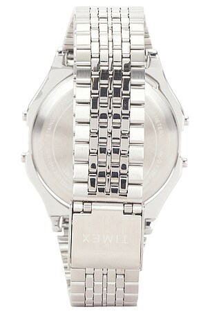 Timex Peanuts 75th Anniversary 34mm Stainless Steel Watch in Metallic Silver