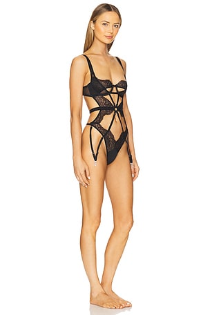 Thistle and Spire Minna Playsuit in Black. Size XL. Also