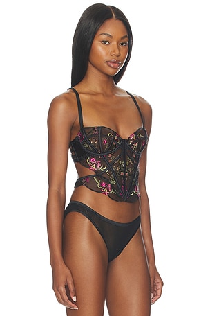 Thistle and Spire Love Bustier Top in Black. Size M. Also