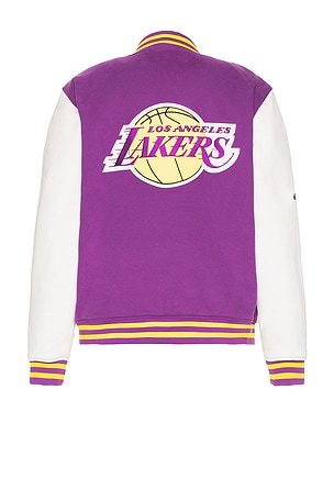 Lakers Fleece Bomber Jacket The Wild Collective