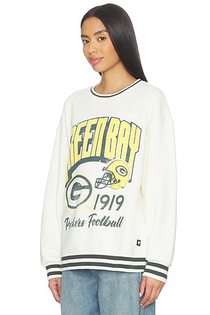 The Wild Collective Packers Oversized Baggy Sweatshirt in Ivory. Size XS. Also