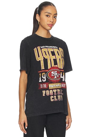 The Wild Collective 49ers Premium Band Tee in Black