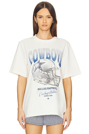 The Wild Collective Cowboys Jersey Tee in Ivory